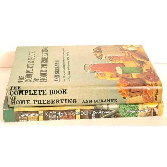 2 Vintage Cookbooks Complete Book Of Home Preserving Sproutmans Kitchen Garden - Picture 2 of 15